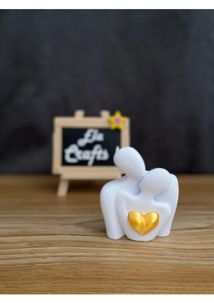 3D Kadın Erkek Figürlü Kalpli Masa ve Ev Dekoru Biblo – Romantik Çift fiyatları