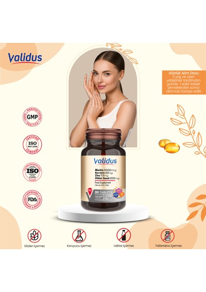 Beauty Set - Biotin - Keratin - Collagen - Hyaluronic Acid modelleri