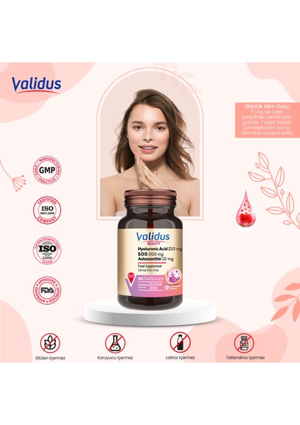 Beauty Set - Biotin - Keratin - Collagen - Hyaluronic Acid fırsatları