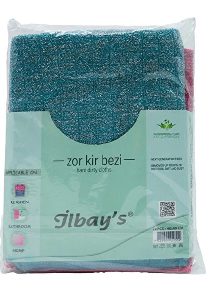 Ilbay's Mikrofiber Zor Kir Bezi 2'li modelleri