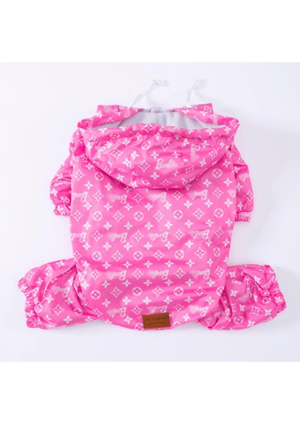 Pembe Desenli Tulum Yağmurluk Köpek Kıyafeti Köpek Yağmurluğu indirimleri