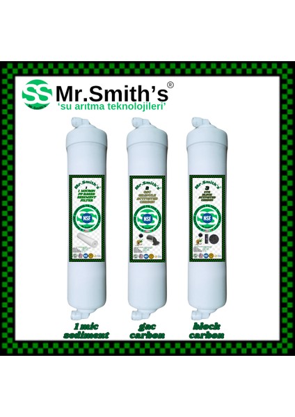 Mr.smith's Home Concept Kompozit ( Coconut - Multimineral - Dublealkali ) Filtreli Su Arıtma Cihazı modelleri