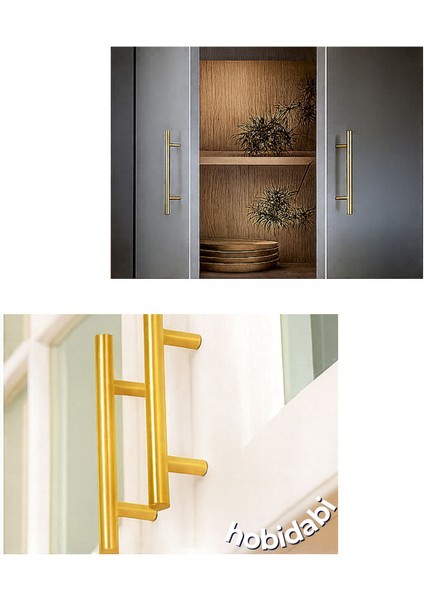 224MM Paslanmaz 10 Adet Altın Sarı Kulp Tv Ünitesi Yatak Odası Mobilya Çekmece Vestiyer Mutfak Dolap fiyatları