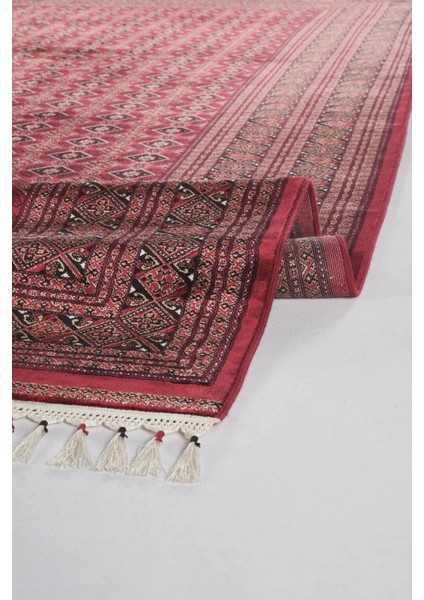 Bruj Bambu Viscon Halı 8751BU Bordo