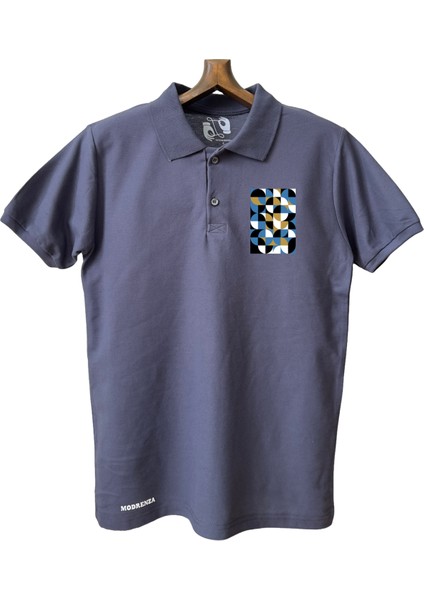 Füme Lacoste Tasarım Polo Yaka