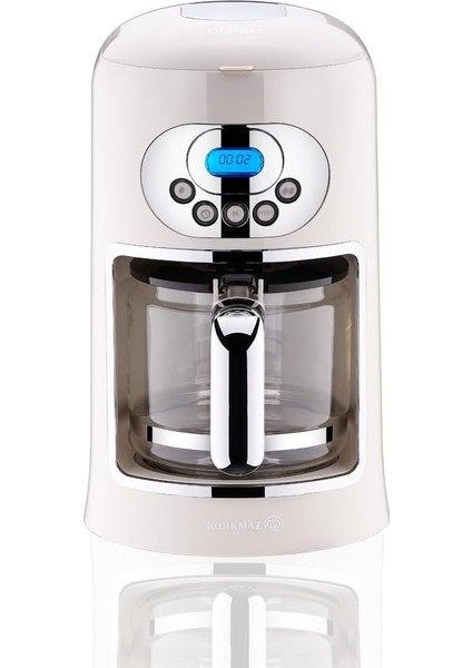 A866-01 Drippa Lcd'li Filtre Kahve Makinesi Vanilya