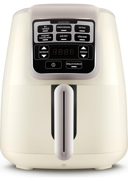 Air Pro Cook 3 In 1 Xl Ev Yemeği, Közleme, Airfryer Iconic Beige 4 Kişilik