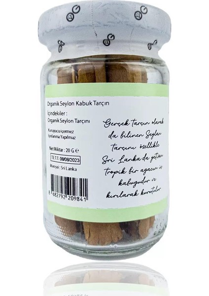 Organik Kabuk Tarçın 20GR modelleri