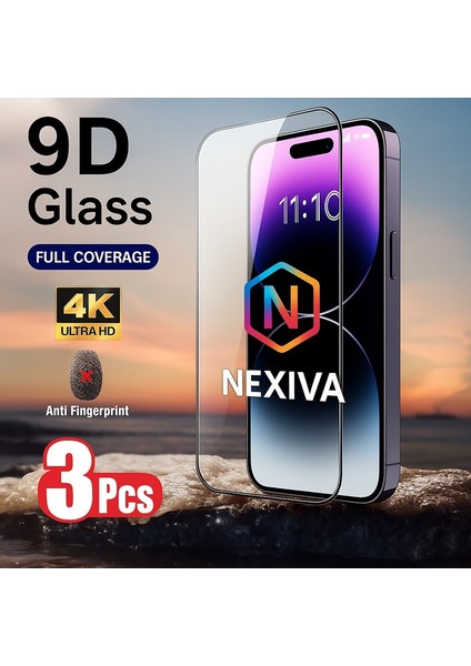 Iphone 16 Pro Max Şeffaf Erkan Koruyucu Cam Antisitatik Esnek Darbe Düşmeye Dayanıklı 360 Kaplayan