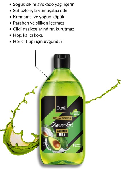 Avokado & Süt Özlü Duş Jeli – 400 ml modelleri