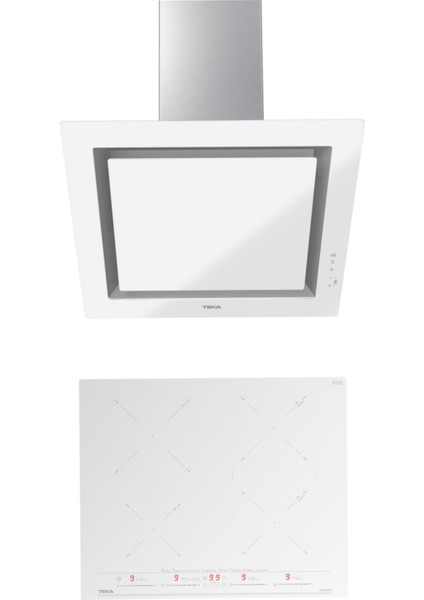 Dlv 68660 Wh Tos Davlumbaz Izc 64630 Wh Mst Indüksiyonlu Ocak Beyaz 2li Ankastre Set