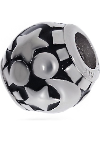 Kadın Ay Yıldız Top Model Gümüş Charm fiyatları