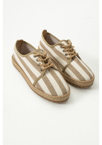 Gabriella Hasır Bağcık Detaylı Kadın Espadril Sneaker fırsatları