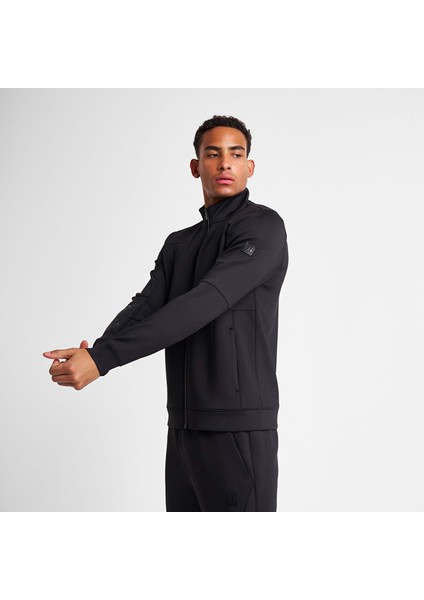 25N-1138 Erkek Fermuarlı Sweatshirt Siyah modelleri