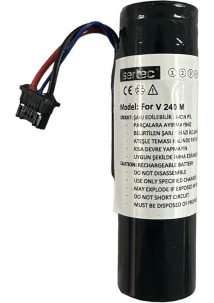 Verifone V240M BPK474-001 Pos Uyumlu Batarya (7272)