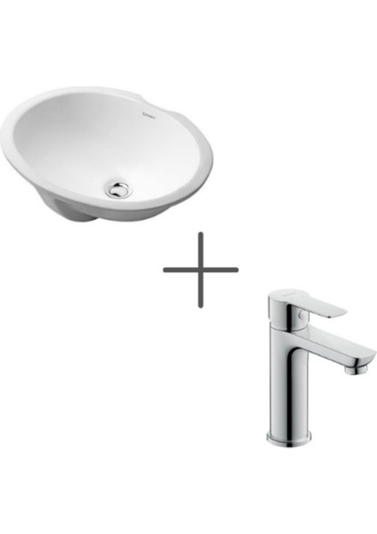 Dune 46 cm Tezgahaltı Lavabo ve A.1 Lavabo Bataryası Medium