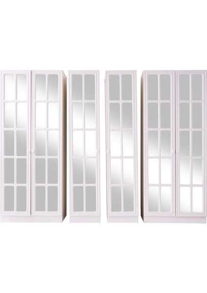 Teksas 6 Kapaklı Gardırop %100 Mdf