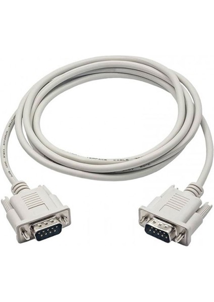 Rs232 Db9 Erkek Erkek Seri Com Kablo Rs232 Erkek 9 Pin Kablo 1.8m