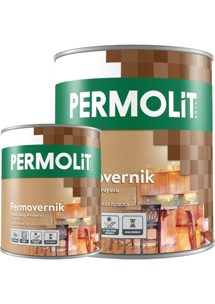 Permovernik Vernikli Ahşap Koruyucu 0,75L - 2,5l | Doğal Görünümlü Renkli Ahşap Koruma Verniği, Iç ve Dış Mekan Için Vernik, Yüksek Uv Dayanımı fiyatları