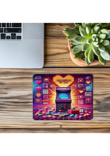 Atari Ruhunu Yansıtan Parlak Mouse Pad - 19X23 cm 2 mm Dikdörtgen Ithal Baskılı Mouse Pad modelleri