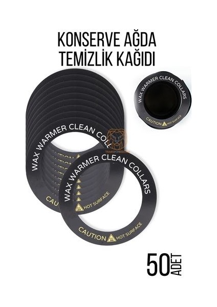 Turk Konserve Ağda Koruyucu Karton Temizlik Kağıdı 50 Adet - EMY2625-5216