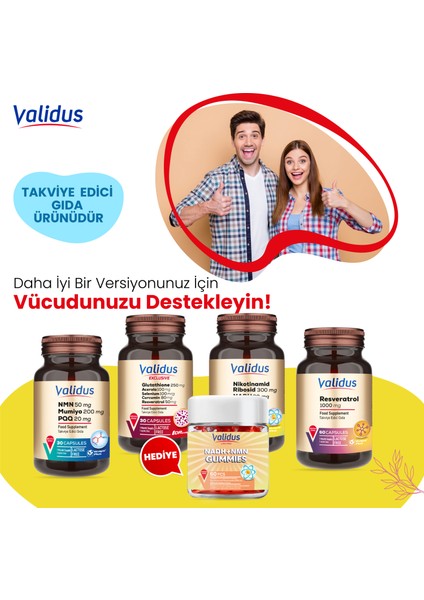 Longevity Set - Nmn - Nadh - Glutathione - Resveratrol