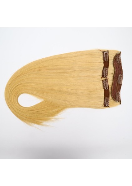 Yarım Ay 3 Parça Gerçek Saç - Karamel 150 gr 70 cm fiyatları