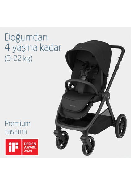 Oxford-Pebble 360 Pro Çift Yönlü Seyahat Sistem Bebek Arabası Twillic Black indirimleri