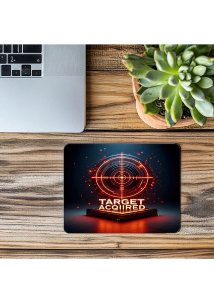 Askeri Stil ve Crosshair Tasarımı Mouse Pad - 19X23 cm 2 mm Dikdörtgen Ithal Baskılı Mouse Pad modelleri