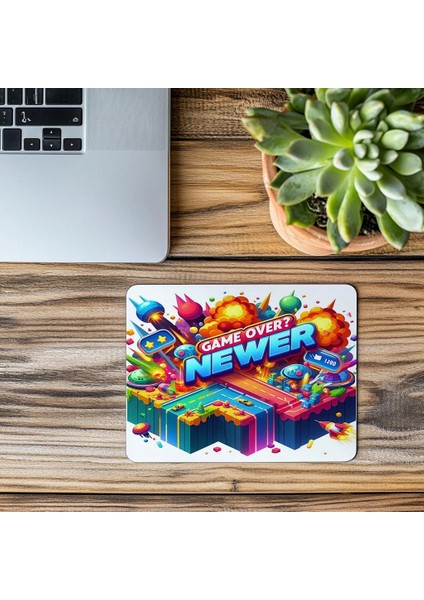 Esprili ve Canlı Renkli Gamer Mouse Pad - 19X23 cm 2 mm Dikdörtgen Ithal Baskılı Mouse Pad modelleri