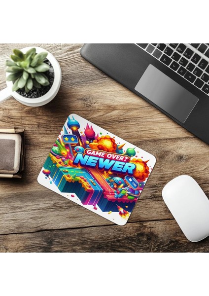 Esprili ve Canlı Renkli Gamer Mouse Pad - 19X23 cm 2 mm Dikdörtgen Ithal Baskılı Mouse Pad