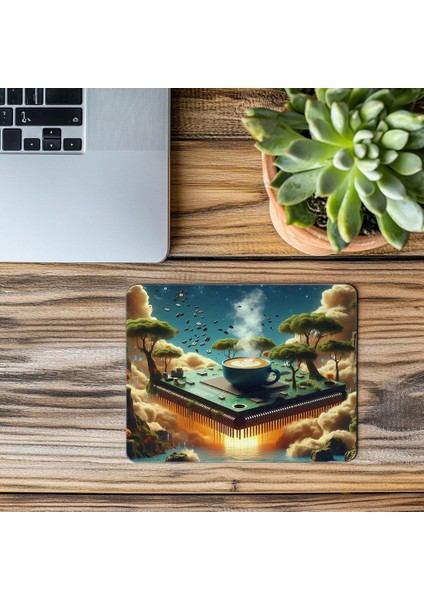 Veri Bulutlu Kurgusal Kod Mousepad - 19X23 cm 2 mm Dikdörtgen Ithal Baskılı Mouse Pad modelleri