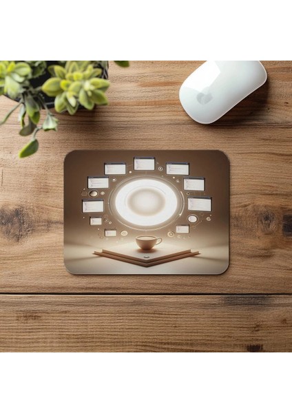 Yüzen Kod Editörleri ve Fincanlı Mousepad - 19X23 cm 2 mm Dikdörtgen Ithal Baskılı Mouse Pad fırsatları