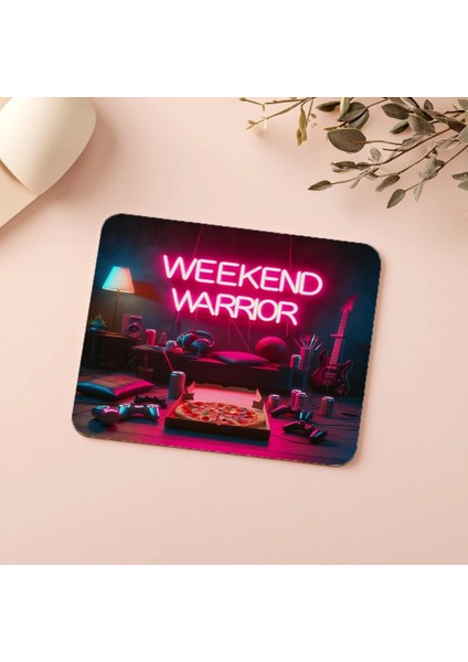 Piksel Stil Enerjik Mousepad – Weekend - 19X23 cm 2 mm Dikdörtgen Ithal Baskılı Mouse Pad indirimleri