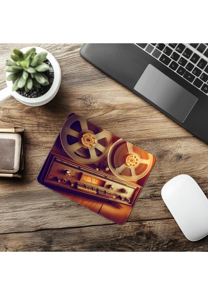 Spinning Reels Temalı Müzik Mouse Pad - 19X23 cm 2 mm Dikdörtgen Ithal Baskılı Mouse Pad fiyatları