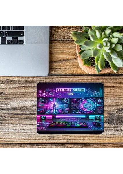 Odaklan ve Kazan Tasarımlı Mousepad - 19X23 cm 2 mm Dikdörtgen Ithal Baskılı Mouse Pad modelleri