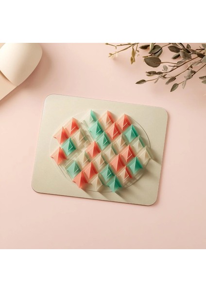 Katmanlı Geometrik Üçgen Tasarımlı Mouse Pad - 19X23 cm 2 mm Dikdörtgen Ithal Baskılı Mouse Pad indirimleri