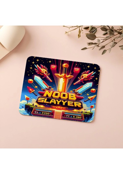 Fps Tarzı Gamer Mouse Pad – Noob Avcısı - 19X23 cm 2 mm Dikdörtgen Ithal Baskılı Mouse Pad indirimleri