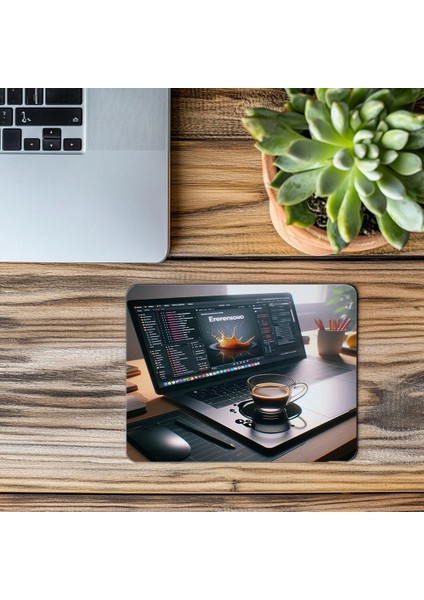 Mousepad Üzerinde Css Animasyonlu Ekran - 19X23 cm 2 mm Dikdörtgen Ithal Baskılı Mouse Pad modelleri