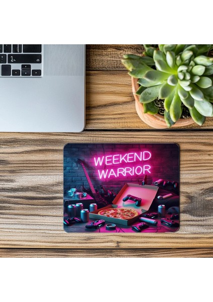 Hafta Sonu Gamer Ruhunu Yansıtan Mouse Pad - 19X23 cm 2 mm Dikdörtgen Ithal Baskılı Mouse Pad modelleri
