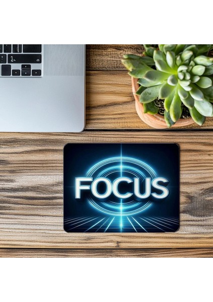 Fütüristik Görünümlü Focus Mouse Pad - 19X23 cm 2 mm Dikdörtgen Ithal Baskılı Mouse Pad modelleri