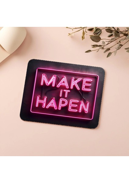 Eğlenceli Renkli Kıvrımlı Yazı Mouse Pad - 19X23 cm 2 mm Dikdörtgen Ithal Baskılı Mouse Pad indirimleri