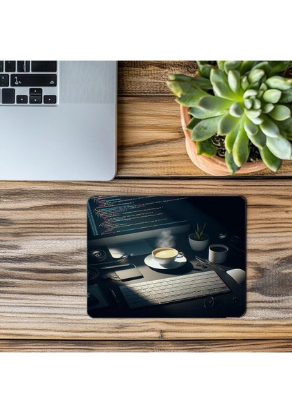 Sadece Kod Işığıyla Aydınlanan Mousepad - 19X23 cm 2 mm Dikdörtgen Ithal Baskılı Mouse Pad modelleri