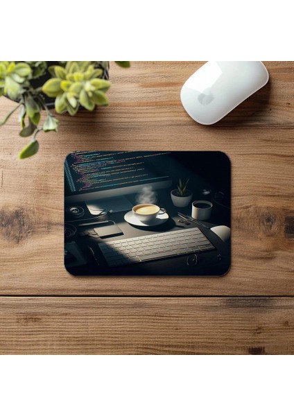 Sadece Kod Işığıyla Aydınlanan Mousepad - 19X23 cm 2 mm Dikdörtgen Ithal Baskılı Mouse Pad fırsatları