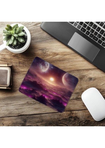 Farklı Evrende Yürüyüş Mouse Pad - 19X23 cm 2 mm Dikdörtgen Ithal Baskılı Mouse Pad