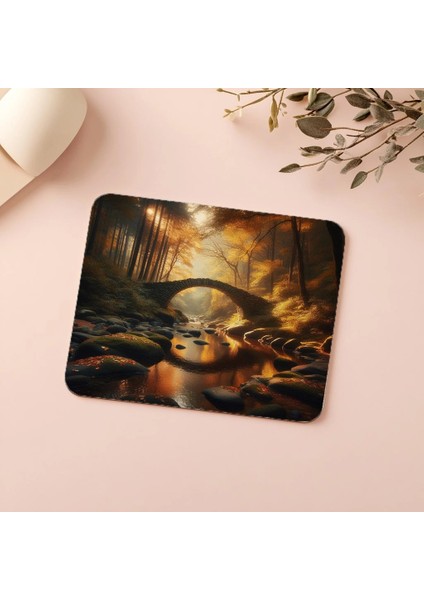 Zen Orman Geçiş Temalı Mouse Pad - 19X23 cm 2 mm Dikdörtgen Ithal Baskılı Mouse Pad indirimleri