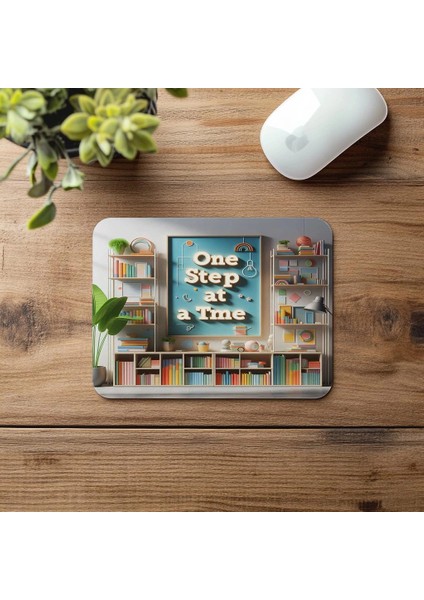 Sabırla Ilerleyenler Için Mousepad – Canlı Tasarım - 19X23 cm 2 mm Dikdörtgen Ithal Baskılı Mouse Pad fırsatları
