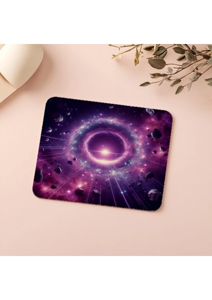 Boyut Kapısı Temalı Kozmik Mouse Pad - 19X23 cm 2 mm Dikdörtgen Ithal Baskılı Mouse Pad indirimleri