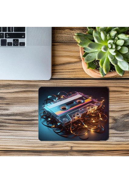 Glowing Tape & Ribbon Tasarımı Mouse Pad - 19X23 cm 2 mm Dikdörtgen Ithal Baskılı Mouse Pad modelleri