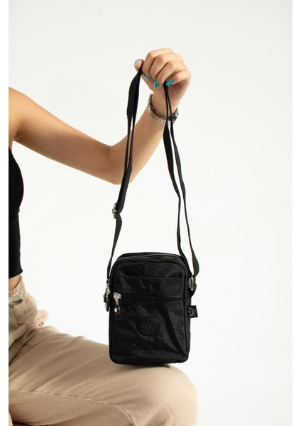 Unisex Telefonluk, Cüzdan, Kartlık, Çapraz Askılı Omuz Çantası, 18X13CM